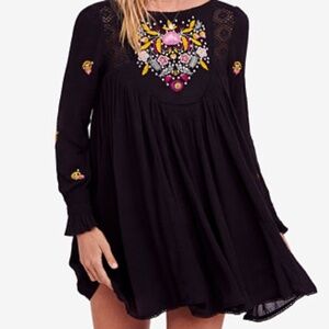 FREE PEOPLE Mohave Embroidered Mini Dress